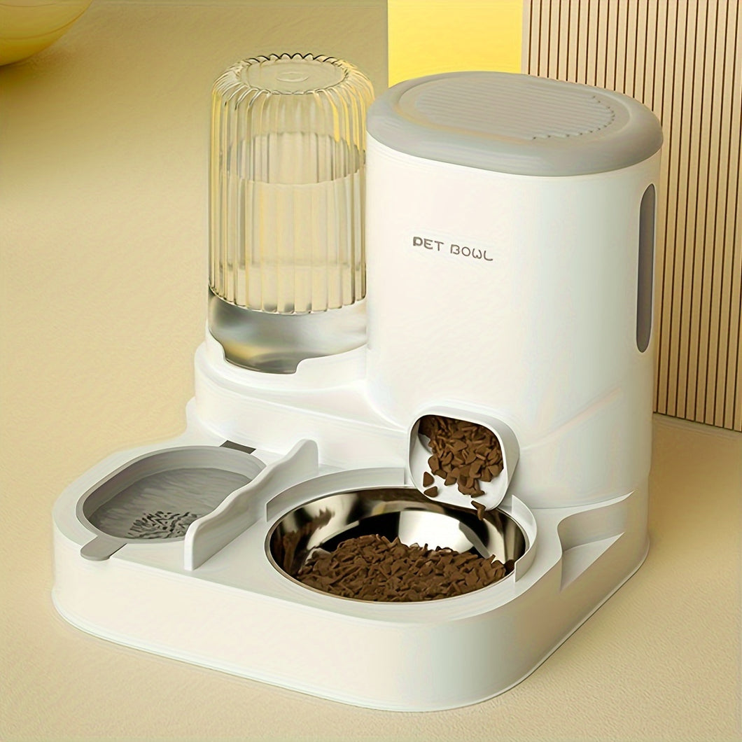 Cat water and food dispenser automatic