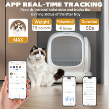 Self cleaning litter