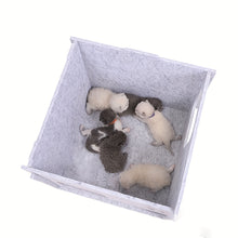 1pc Stackable Felt Cat Cube House,