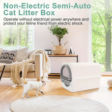 Automatic self cleaning litter