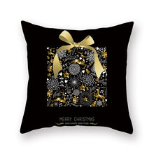 Coussin de Noel Or