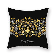 Coussin de Noel Or