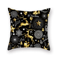 Coussin de Noel Or