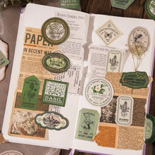 RETRO VINTAGE SCRAPBOOKING STICKER PAPIER