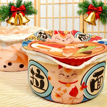 وسادة عش سرير القطط نودل رامين