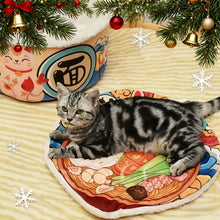 وسادة عش سرير القطط نودل رامين